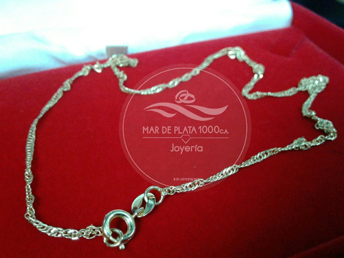 Cadena Para Dama En Oro 18klt Modelo Singapur Importada