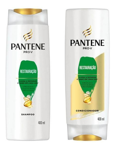 Kit Shampoo + Condicionador Pantene 400ml Restauração