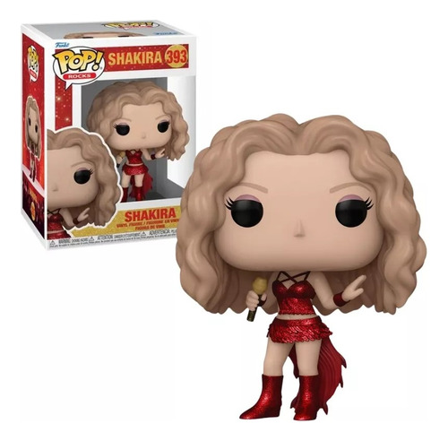 Funko Pop! Rocks: Shakira Traje Rojo Super Bowl Liv 2020 393