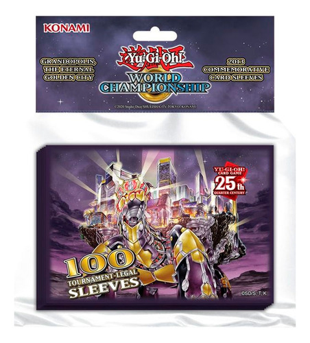 Protectores Yu Gi Oh World Championship Eternal Golden City Idioma Inglés 1