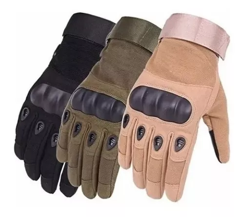 Guantes tácticos de dedo completo para entrenamiento militar, 3 colore -  hiking outdoor Chile