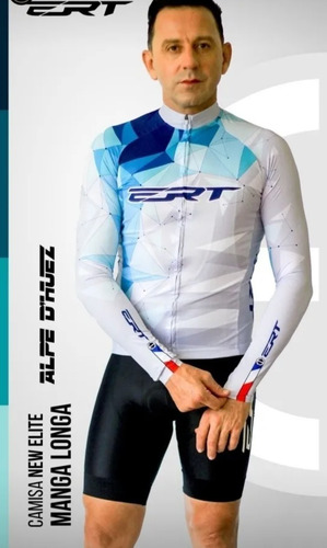 Imagem 5 de 7 de Camisa Ciclismo Ert New Elite Alpe D' Huez Manga Longa 2022