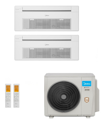 Ar Condicionado Multisplit Bi 24000 Btu(2x12000) Quente/frio - Inverter - Springer Midea - 220v - 40kvaqb12m5 / 38mbmba18m5 Ar Condicionado Multisplit Bi 24000 Btu(2x12000) Quente/frio - Inverter - Springer Midea - 220v - 40kvaqb12m5 / 38mbmba18m5