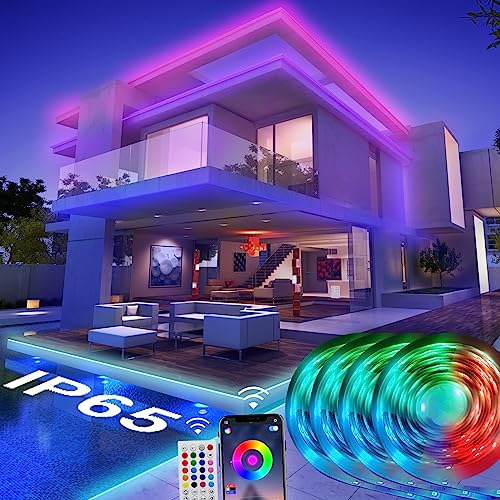 Smart Led Dimmable Lights Strip Music Sync Color Changi...