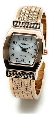 Brazalete Wincci Para Mujer Con Funda Cuadrada De Metal Text