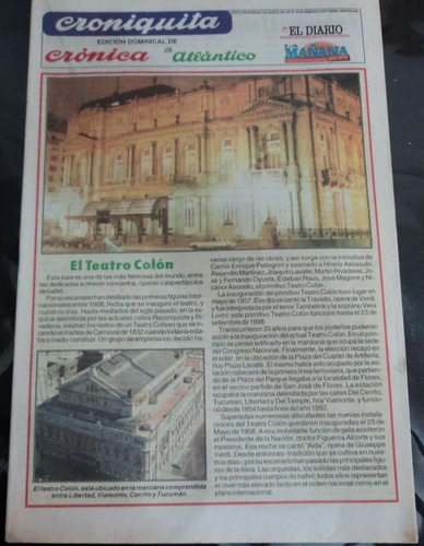 Antiguo Suplemento Croniquita Colon Gendarmeria Sandrini