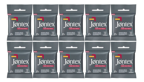 Kit 10x3 Preservativos Jontex Ultra (30 Camisinhas)