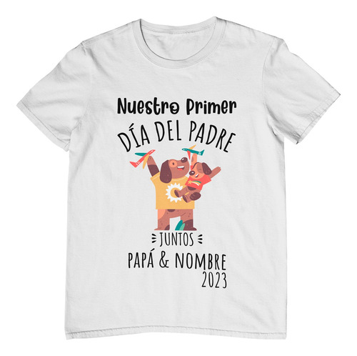 Dúo Playeras Papá E Hijo - Primer Día Del Padre - Papá