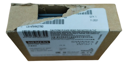Siemens 7mh4138-6aa00-0ba0 Weighing Module Siwarex