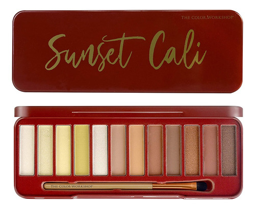 Paleta De Sombras Sunset Cali Tcw Universo Binario