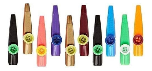 Kazoo - Hofire 10 Kazoos De Plstico De Colores Surtidos, Jug