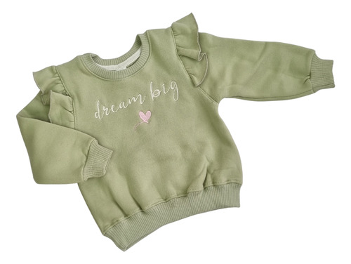 Buzo Frisado Bordado Con Volados Beba Ambar Kids