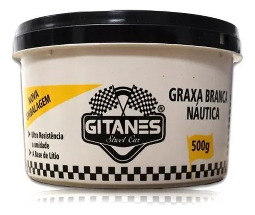 Graxa Branca Gitanes Fusos Tornos E Portões Basculantes 500g