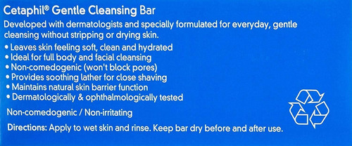 Cetaphil - Barra De Limpieza Suave Para Piel Seca / Sensata