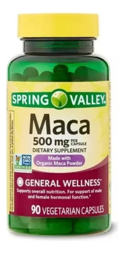 Maca 500 Mg Spring Valley 90 -