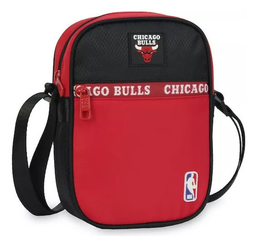 Morral Bandolera Nba Bulls Equipo Basket Oficial Importado