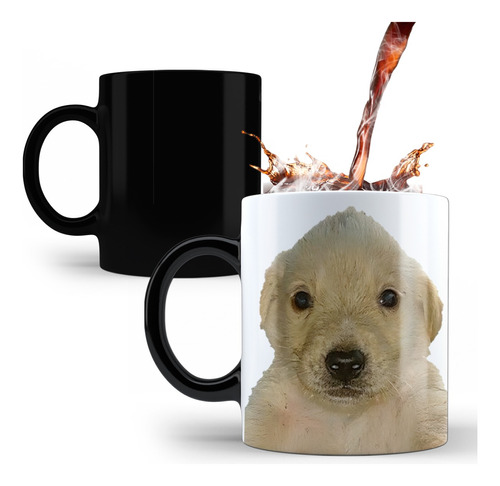 Taza Mágica Personalizada Perro Te Quiero Mucho Nombre  