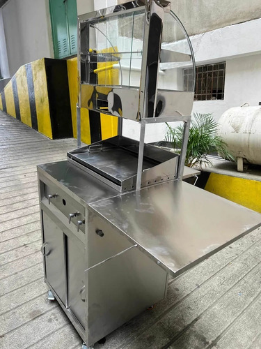 Carro A Gas Con Plancha Para Arepas Cachapas Hamburguesas
