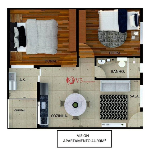 Imagem 3 de 3 de Apartamento Com 2 Dormitórios À Venda, 50 M² Por R$ 279.000,00 - Vila Formosa - São Paulo/sp - Ap0180