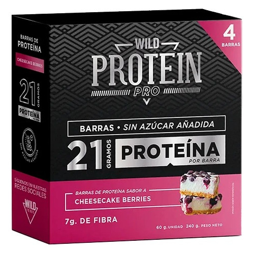 Wild Protein Pro Berries Cheesecake 4 Unidades