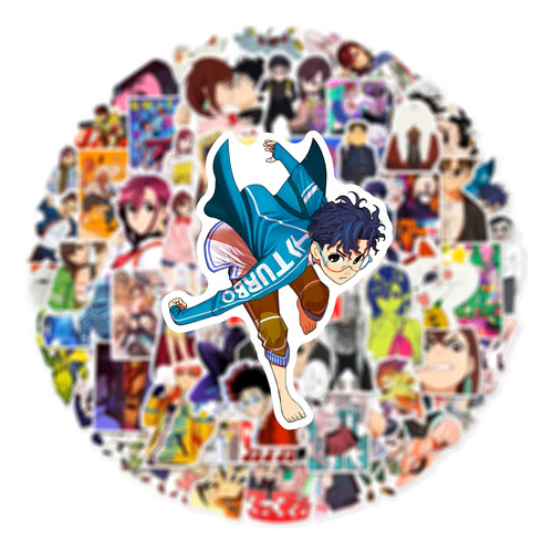 Set 60 Pz Stikers Dandadan Ken Takakura Okarun Momo Ayase