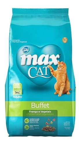 Max Cat Buffet Gato 8 Kg Con Pouch Premium 85 Grs