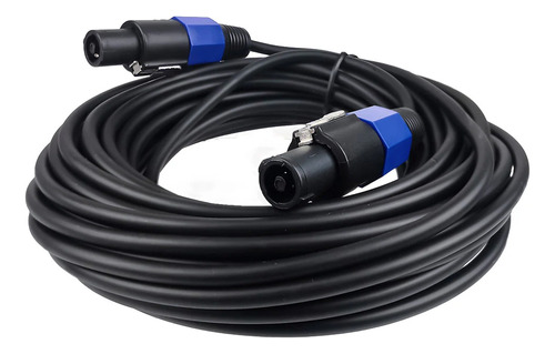 Cable Profesional Audiobahn  Speakon Plug Macho A Macho 5mts