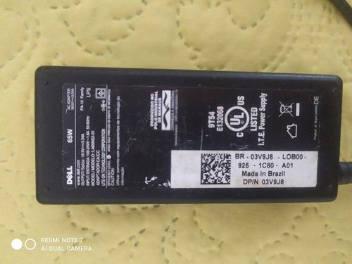 Carregador Notebook Dell Inspiron 15 I15-3576-a70 Original