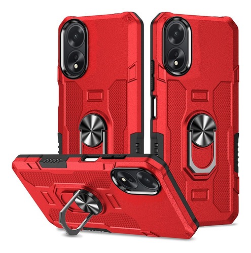 For Oppo A38 4g Rugged Protective Hard Case With Kickstand