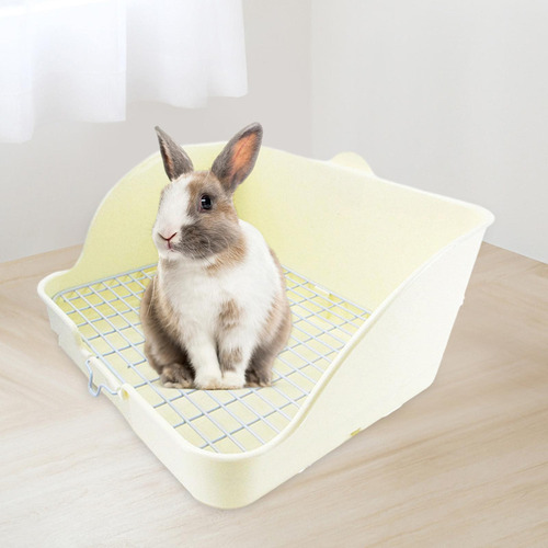 Caja De Arena Para Conejos, Inodoro, Orinal, Lecho Esquinero