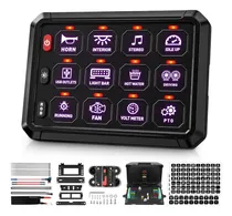 Comprar Panel De Interruptores Rgb De 8 Bandas Multifunción 3 ...