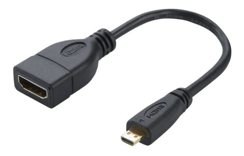 Cable Adaptador De Micro Hdmi Macho A Hdmi Hembra Trautech