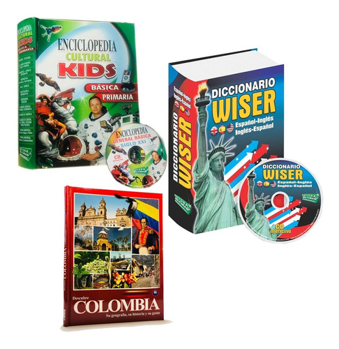 Oferta Enciclopedia Kids + Diccionario Wiser + Obsequio