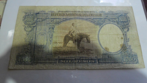 Billete De 1000 Pesos Antiguo El Grande