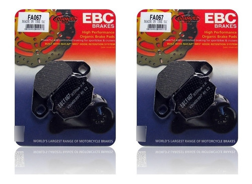 Pastillas Freno Ebc Brake Cectek 500 Efi Gladiator