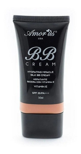 Imagen 1 de 4 de Base Maquillaje Liquido Bb Cream  Amor Us Black Hidratante 