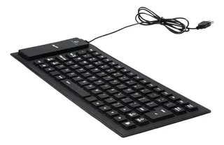 Mini Teclado Alambrico Flexible Usb Pc Laptop Contra Agua