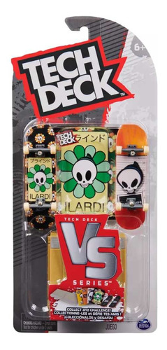 Tech Deck Pack De 2 Patinetas Blind Con Obstáculo Versus