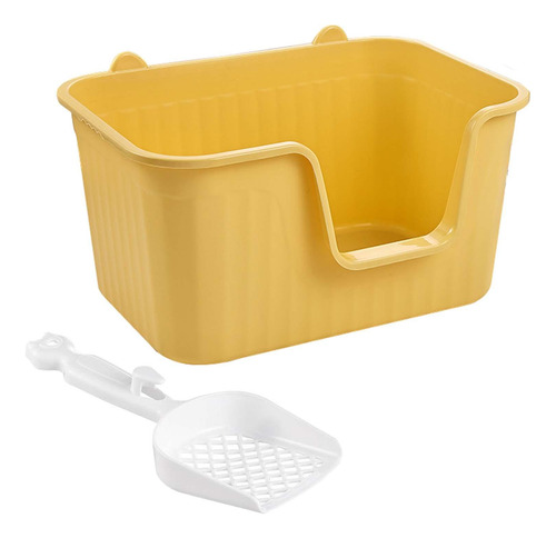 Lavabo Para Arena Para Gatos, Caja De Arena Para Xl Amarillo