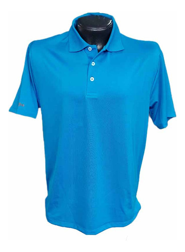Camiseta De Golf Golfco Azul Poliester Expandex Polo Golf 