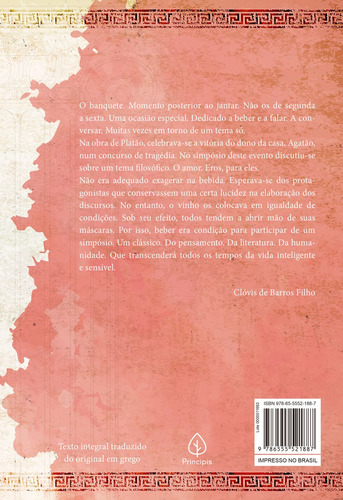 Imagem 2 de 2 de O banquete, de Platão. Série Clássicos da literatura mundial Ciranda Cultural Editora E Distribuidora Ltda., capa mole em português, 2020