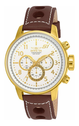 Reloj Hombre Invicta Invicta-160 Cuarzo Pulso Marron En