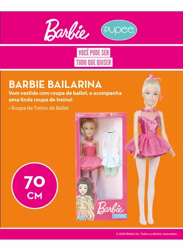 Roupa de Balé Minha Primeira Barbie Mattel - Boneca Barbie