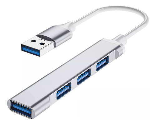 Hub Adaptador Multi-puerto Delgado De 4 Puertos Usb 3.0
