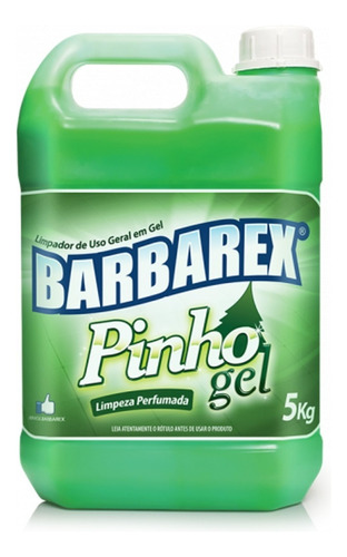 Pinho Gel 5 Kg Barbarex Limpeza Perfumada