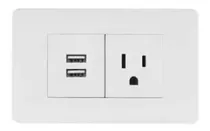 Comprar Toma Corriente Con Polo A Tierra Y Toma Usb X2 15a\u002F250v 1a\u002F5
