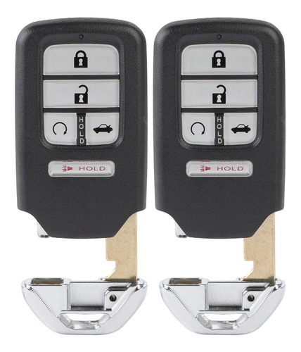 Keyall 2 Llaveros A Distancia Para Honda Accord - Cwtwb1g-4.