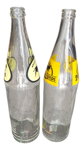 Dos Botellas Agua Tónica Paso De Los Toros Antiguas De 1l (Usado)