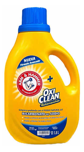 Pack 2x Detergente Ropa Harm & Hammer + Oxi Clean 1.8 Litros
