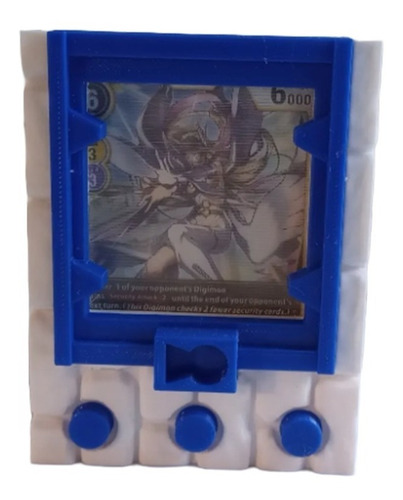 Deck Box V-pet Digimon Caja Cartas Pla Impresion Pixelados_